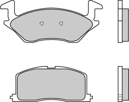 E.T.F. 12-0481 - Тормозные колодки, дисковые, комплект autospares.lv