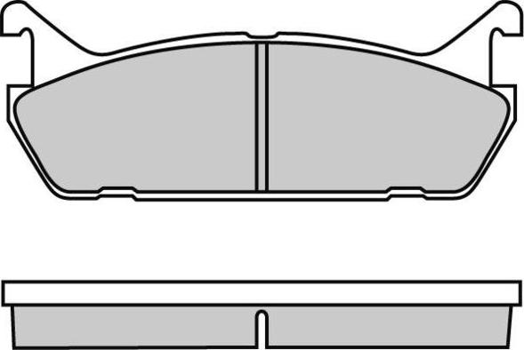 E.T.F. 12-0488 - Тормозные колодки, дисковые, комплект autospares.lv