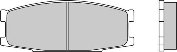 E.T.F. 12-0434 - Тормозные колодки, дисковые, комплект autospares.lv