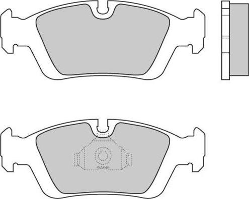 E.T.F. 12-0432 - Тормозные колодки, дисковые, комплект autospares.lv