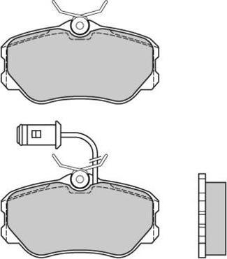 E.T.F. 12-0474 - Тормозные колодки, дисковые, комплект autospares.lv