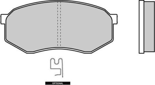 E.T.F. 12-0476 - Тормозные колодки, дисковые, комплект autospares.lv