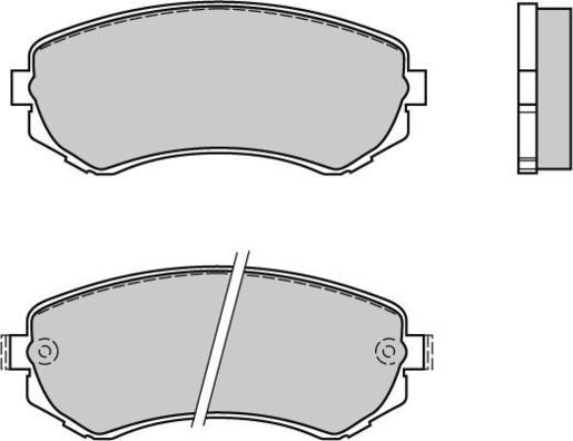 E.T.F. 12-0473 - Тормозные колодки, дисковые, комплект autospares.lv