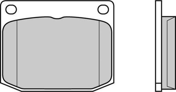 ABEX TO4027 - Тормозные колодки, дисковые, комплект autospares.lv