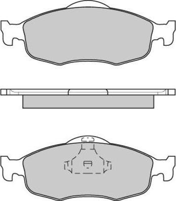 E.T.F. 12-0592 - Тормозные колодки, дисковые, комплект autospares.lv