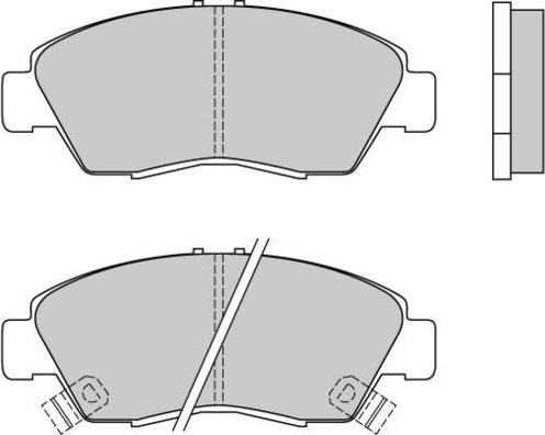 E.T.F. 12-0547 - Тормозные колодки, дисковые, комплект autospares.lv