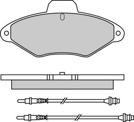 E.T.F. 12-0564 - Тормозные колодки, дисковые, комплект autospares.lv