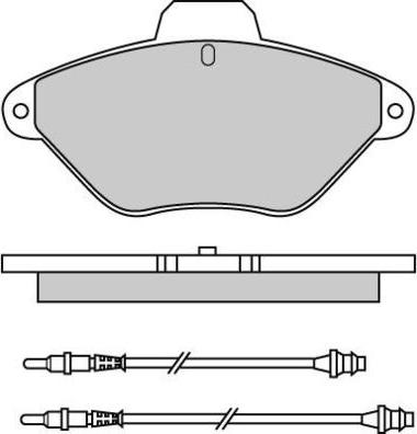 E.T.F. 12-0565 - Тормозные колодки, дисковые, комплект autospares.lv