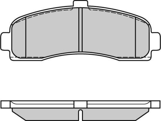 E.T.F. 12-0563 - Тормозные колодки, дисковые, комплект autospares.lv