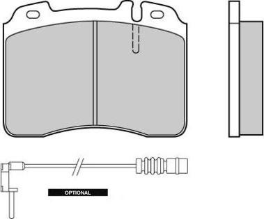 E.T.F. 12-0506 - Тормозные колодки, дисковые, комплект autospares.lv