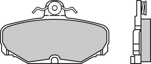 Woking 3476 - Тормозные колодки, дисковые, комплект autospares.lv