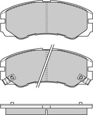 E.T.F. 12-0580 - Тормозные колодки, дисковые, комплект autospares.lv