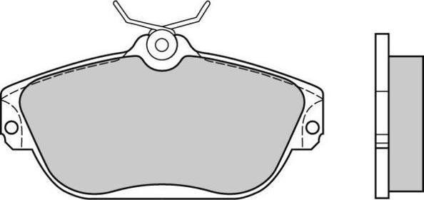 E.T.F. 12-0582 - Тормозные колодки, дисковые, комплект autospares.lv