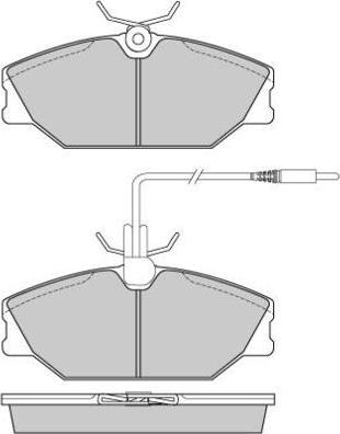 E.T.F. 12-0527 - Тормозные колодки, дисковые, комплект autospares.lv