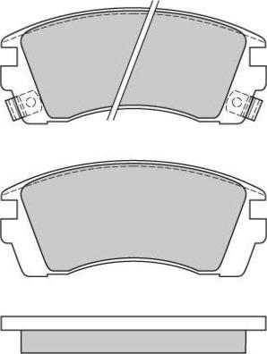 BOSCH 986461760 - Тормозные колодки, дисковые, комплект autospares.lv