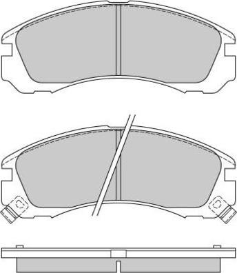 E.T.F. 12-0573 - Тормозные колодки, дисковые, комплект autospares.lv