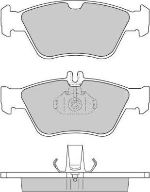 E.T.F. 12-0694 - Тормозные колодки, дисковые, комплект autospares.lv