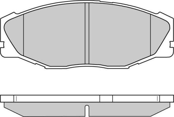 E.T.F. 12-0697 - Тормозные колодки, дисковые, комплект autospares.lv