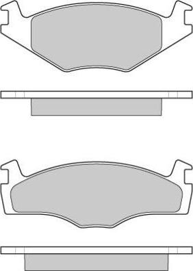 Cifam 2200452K - Тормозные колодки, дисковые, комплект autospares.lv