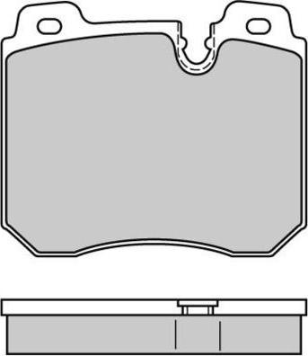 E.T.F. 12-0659 - Тормозные колодки, дисковые, комплект autospares.lv