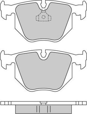 E.T.F. 12-0652 - Тормозные колодки, дисковые, комплект autospares.lv