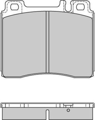 E.T.F. 12-0657 - Тормозные колодки, дисковые, комплект autospares.lv