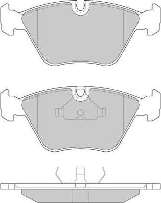 E.T.F. 12-0664 - Тормозные колодки, дисковые, комплект autospares.lv