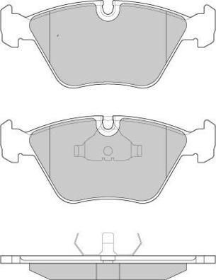 E.T.F. 12-0665 - Тормозные колодки, дисковые, комплект autospares.lv