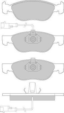 E.T.F. 12-0667 - Тормозные колодки, дисковые, комплект autospares.lv