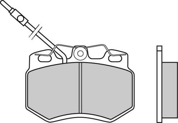 E.T.F. 12-0604 - Тормозные колодки, дисковые, комплект autospares.lv