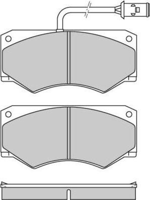 E.T.F. 12-0611 - Тормозные колодки, дисковые, комплект autospares.lv