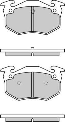 E.T.F. 12-0613 - Тормозные колодки, дисковые, комплект autospares.lv