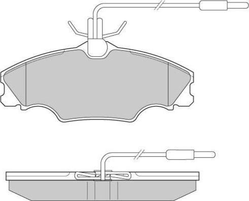 E.T.F. 12-0686 - Тормозные колодки, дисковые, комплект autospares.lv