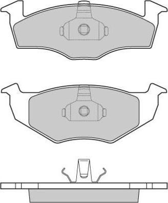 E.T.F. 12-0682 - Тормозные колодки, дисковые, комплект autospares.lv