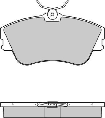 E.T.F. 12-0625 - Тормозные колодки, дисковые, комплект autospares.lv