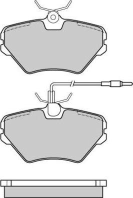 BOSCH 986424217 - Тормозные колодки, дисковые, комплект autospares.lv