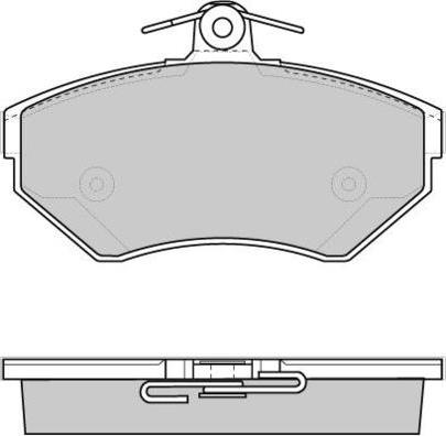 E.T.F. 12-0674 - Тормозные колодки, дисковые, комплект autospares.lv