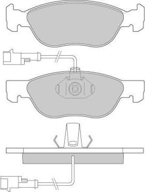 Icer 181243-400 - Тормозные колодки, дисковые, комплект autospares.lv