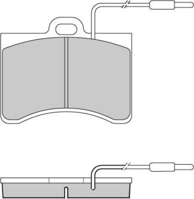 E.T.F. 12-0092 - Тормозные колодки, дисковые, комплект autospares.lv