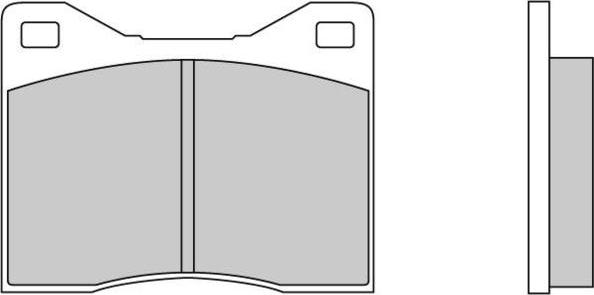 E.T.F. 12-0043 - Тормозные колодки, дисковые, комплект autospares.lv