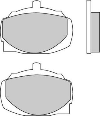 E.T.F. 12-0058 - Тормозные колодки, дисковые, комплект autospares.lv