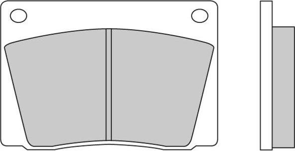 E.T.F. 12-0052 - Тормозные колодки, дисковые, комплект autospares.lv