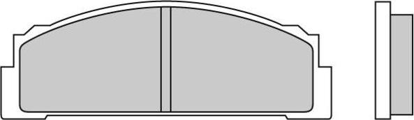 E.T.F. 12-0001 - Тормозные колодки, дисковые, комплект autospares.lv