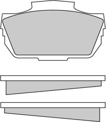 E.T.F. 12-0030 - Тормозные колодки, дисковые, комплект autospares.lv