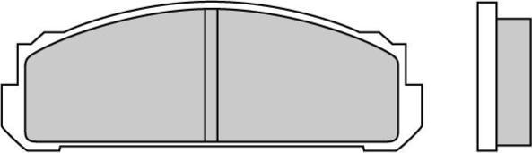 LUCAS GDB123 - Тормозные колодки, дисковые, комплект autospares.lv