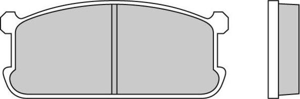 E.T.F. 12-0192 - Тормозные колодки, дисковые, комплект autospares.lv