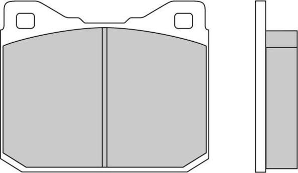 E.T.F. 12-0197 - Тормозные колодки, дисковые, комплект autospares.lv