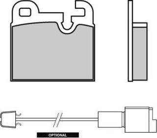 E.T.F. 12-0145 - Тормозные колодки, дисковые, комплект autospares.lv