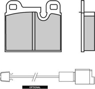 E.T.F. 12-0146 - Тормозные колодки, дисковые, комплект autospares.lv