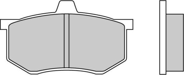 E.T.F. 12-0140 - Тормозные колодки, дисковые, комплект autospares.lv